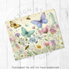 Wildflowers and Butterfly Summer Nature 20oz Sublimation Tumbler Wrap PNG