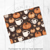 Pumpkin & Coffee Cozy Coffee Lover Fall Vibes 20oz Sublimation Tumbler Wrap PNG