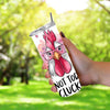 Not Today Clucker Coquette Rooster 20oz Sublimation Tumbler Wrap PNG