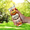 Thankful Grateful Blessed Thanksgiving Pumpkins 20oz Sublimation Tumbler Wrap PNG