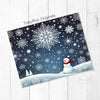 Let it Snow Snowman Christmas Vibes 20oz Sublimation Tumbler Wrap PNG