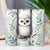 Cute Boho Vibe Baby Owl 20oz Sublimation Tumbler Wrap PNG