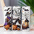 All the Fall Things Cowboy Skeleton Halloween 20oz Sublimation Tumbler Wrap PNG