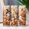 Cute Halloween Animals with Ghosts 20oz Sublimation Tumbler Wrap PNG