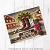 Rustic Howdy Christmas Western Cowboy Boots 20oz Sublimation Tumbler Wrap PNG