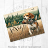 Beagle Duck Hunting, Scent Hound Dog with Mallard 20oz Sublimation Tumbler Wrap PNG