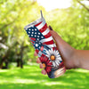 American Flag Rustic Patriotic 4th of July 20oz Sublimation Tumbler Wrap PNG