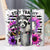 Stay Trashy, Funny Raccoon Possum Skunk 20oz Sublimation Tumbler Wrap PNG