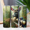 Doe in Crosshairs Deer Hunting 20oz Sublimation Tumbler Wrap PNG