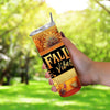 Fall Vibes Glitter Sunflowers 20oz Sublimation Tumbler Wrap PNG