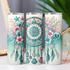 Boho Dreamcatcher Ocean & Floral 20oz Sublimation Tumbler Wrap PNG